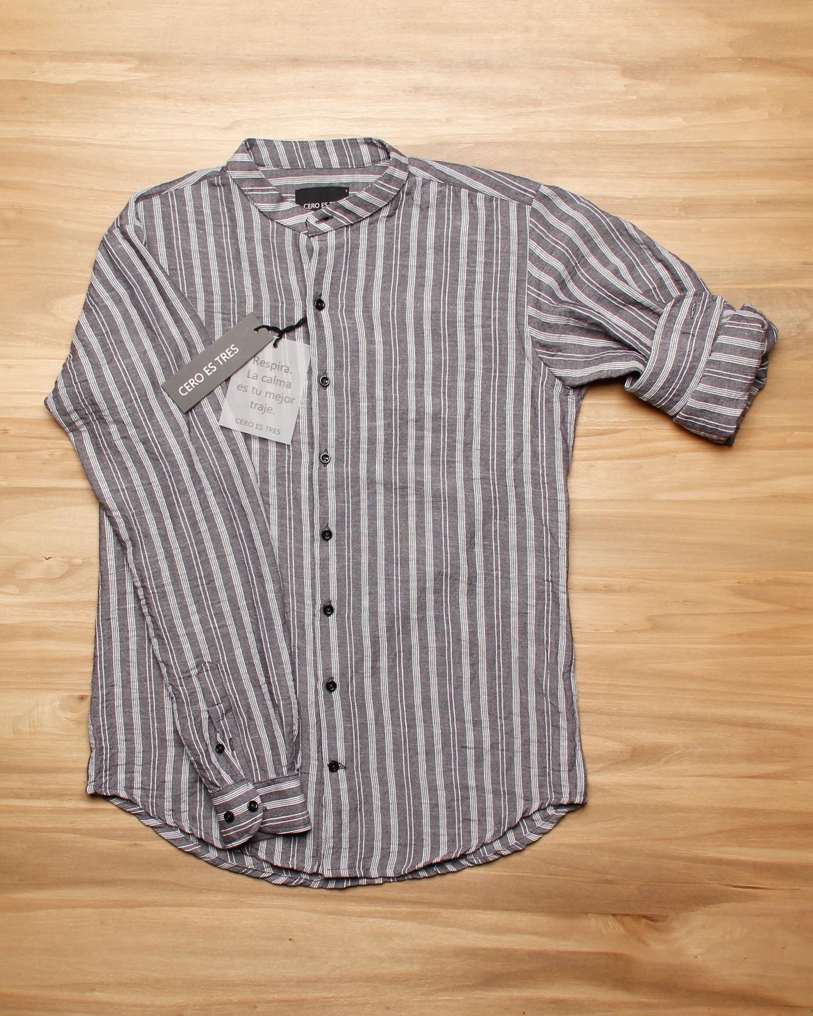 6531MAOMLNE - CAMISA CHAI NEGRO